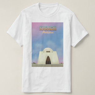 Karachi Pakistan Reiseplakat T-Shirt