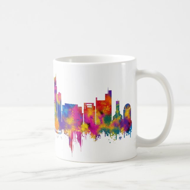 Karachi Skyline Pakistan Kaffeetasse (Rechts)
