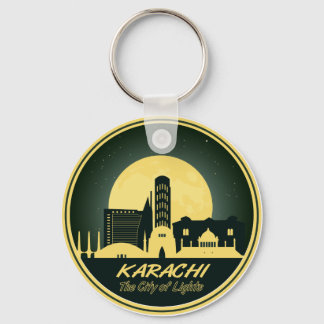 KARACHI STADT DES LICHTES SCHLÜSSELANHÄNGER