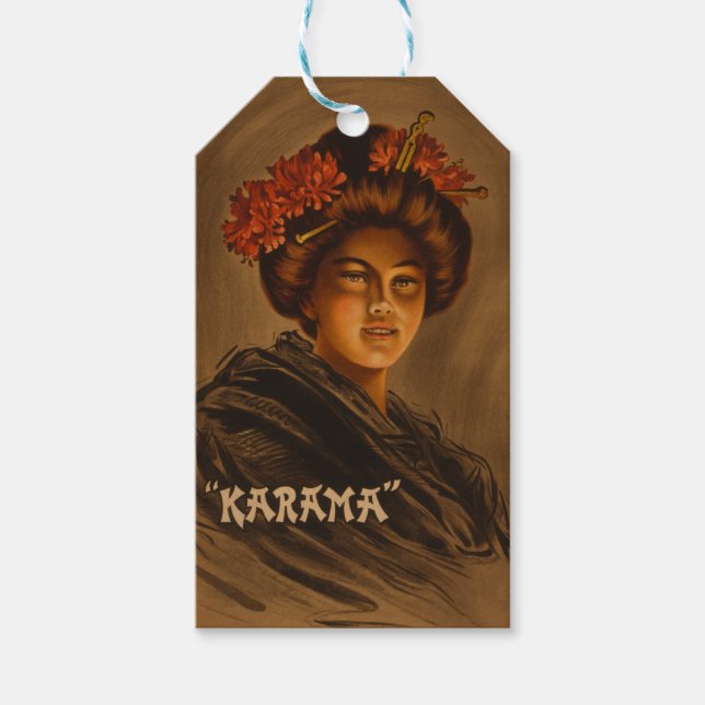 Karama: Japanische Romance Geisha-Schauspielerin Geschenkanhänger (Vorderseite)