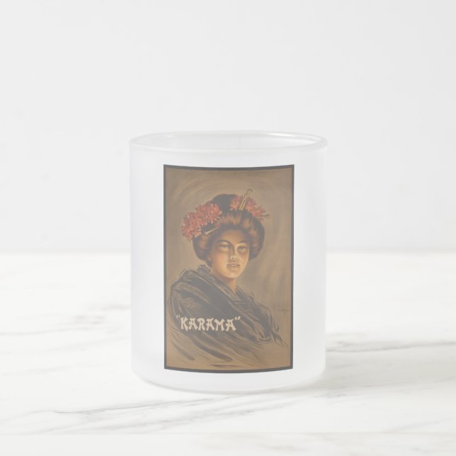 Karama: Japanische Romance Geisha-Schauspielerin Mattglastasse (Mittel)