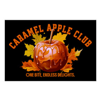 Karamell Apfel Club Poster