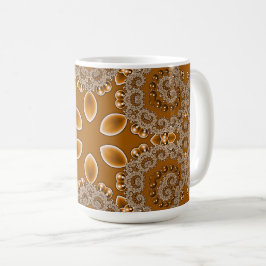 Karamell-Fraktal-Spitze Kaffeetasse