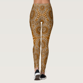Karamell-Fraktal-Spitze Leggings