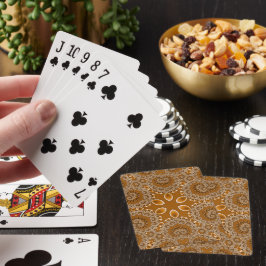 Karamell-Fraktal-Spitze Spielkarten