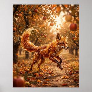 Karamell-Fuchs-Orchard-Run Poster