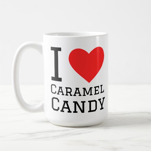 Karamellbonbon-Muster Kaffeetasse (Links)