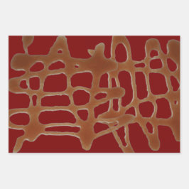 Karamellsoße Geschenkpapier Set