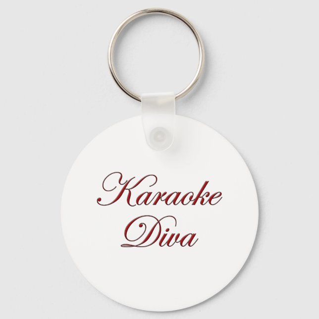 Karaoke Diva Schlüsselanhänger (Vorderseite)