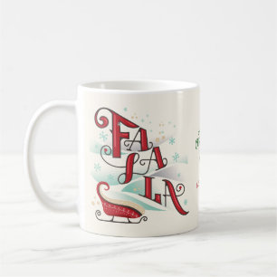 Karaoke Fa La Carols Foto Weihnachten Kaffeetasse
