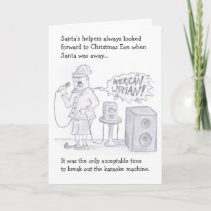 Karaoke-Feiertag Feiertagskarte