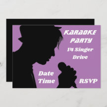 Karaoke Gesang Retro Party Thema