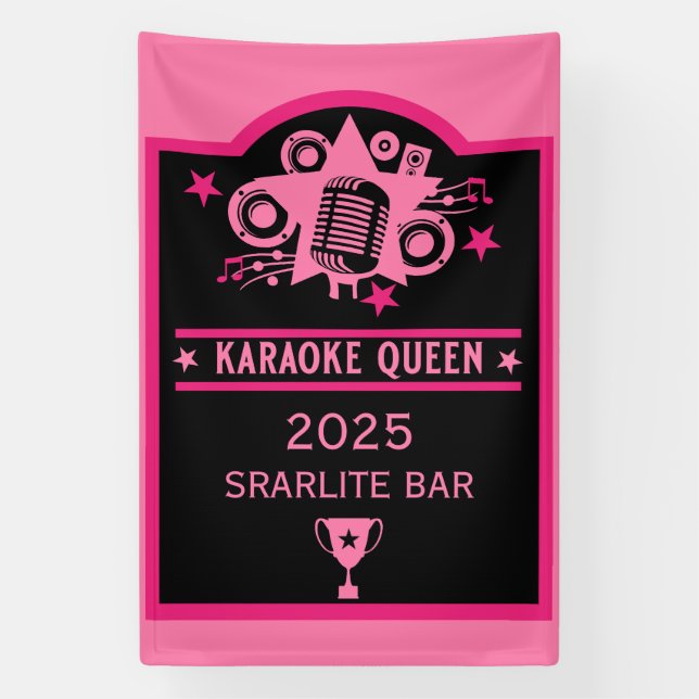 Karaoke-Gewinner Banner (Vertikal)
