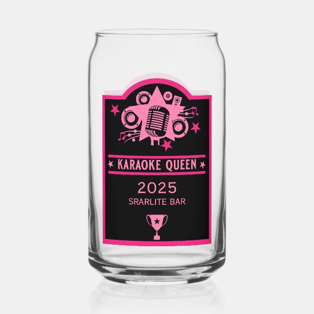 Karaoke-Gewinner Dosenglas (Vorderseite)