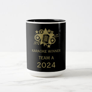 Karaoke-Gewinner Zweifarbige Tasse