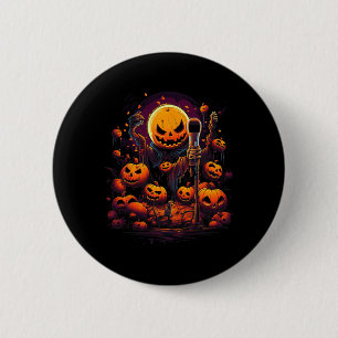 Karaoke Halloween Custom Graphic T-Shirts for Men  Button