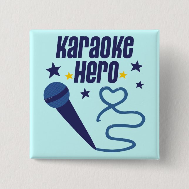Karaoke-Held Button (Vorderseite)
