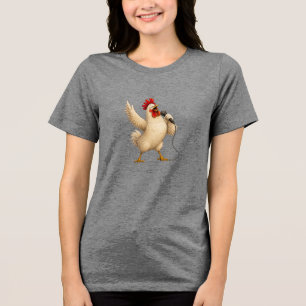 KARAOKE-HUHN Tri-Blend SHIRT