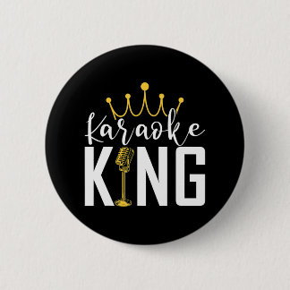 Karaoke King Funnyingers Music Makers Button