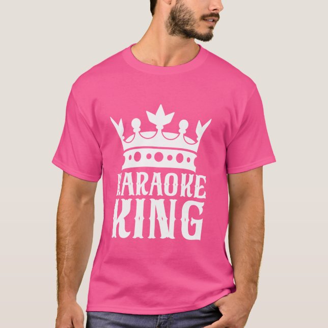 Karaoke King Karaoke T-Shirt (Vorderseite)