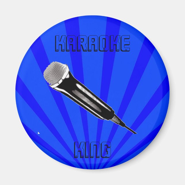 Karaoke King Magnet (Vorne)