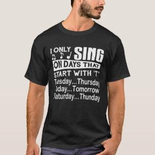 Karaoke kleidet - Sängerkostüme - Sängergeschenk T-Shirt
