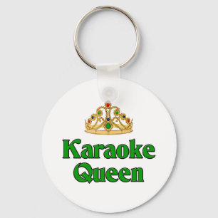 Karaoke-Königin Schlüsselanhänger