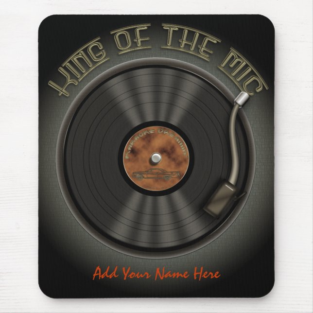 Karaoke LP-Vinylaufzeichnung Mousepad (Vorne)