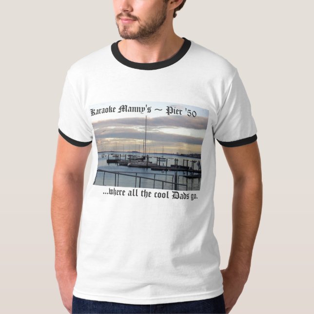 Karaoke Mannys Pier 'das Shirt 50 Männer (Vorderseite)