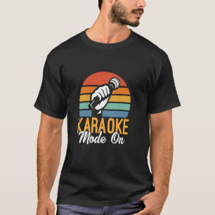 Karaoke-Modus auf dem Funny Karaoke Lover T-Shirt