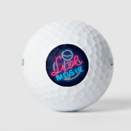 Karaoke Neon Lighting Kurved Word Art Text Golfball