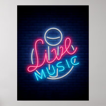 Karaoke Neon Lighting Kurved Word Art Text