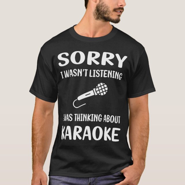 Karaoke nicht hören T-Shirt (Vorderseite)