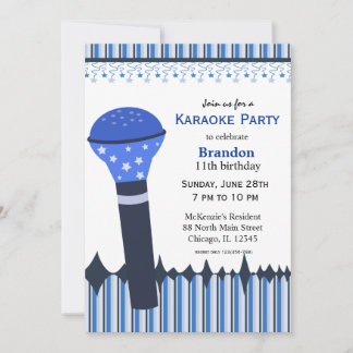 Karaoke Nights Einladung