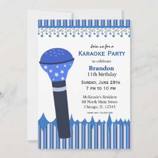 Karaoke Nights Einladung