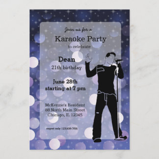 Karaoke Party Einladung