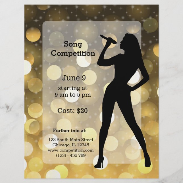 Karaoke Party Flyer (Vorne)