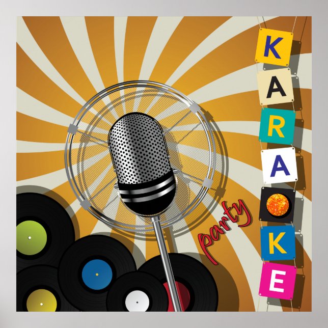 Karaoke Party Poster (Vorne)
