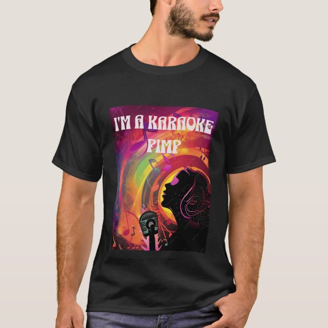 Karaoke Pimp T-Shirt (Vorderseite)