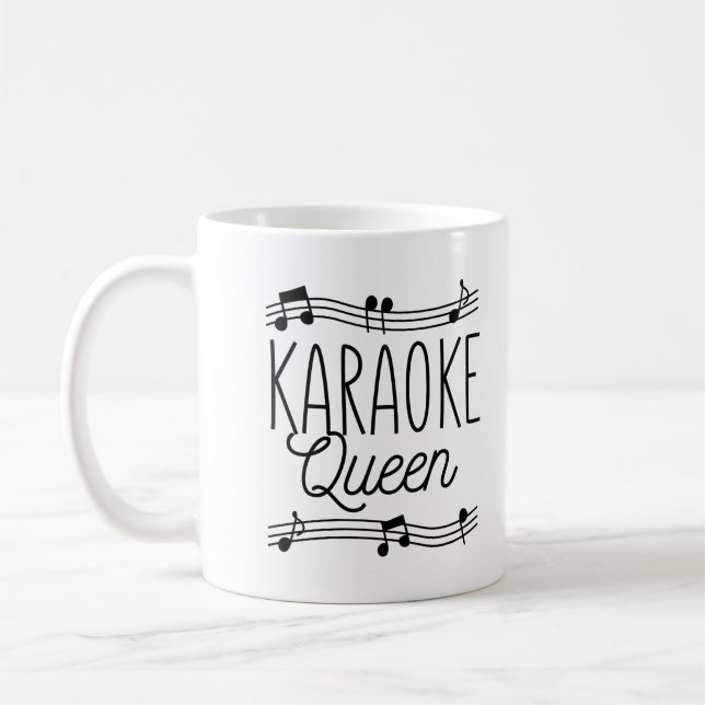 KARAOKE QUEEN KAFFEETASSE (Links)