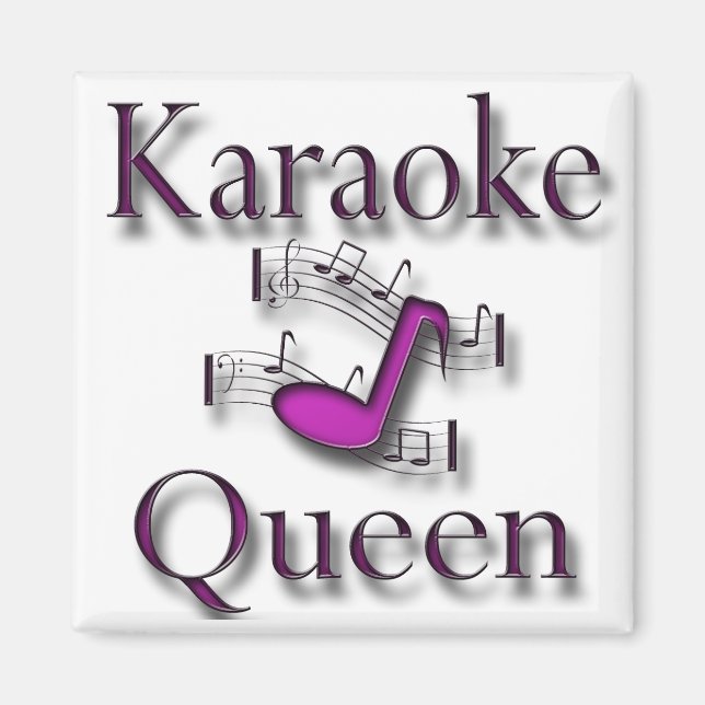 Karaoke Queen Magnet (Vorne)