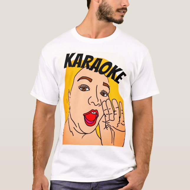 Karaoke ruft T - Shirt (Vorderseite)