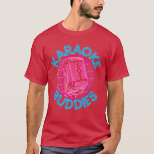 Karaoke-Sänger-Freunde beste Freundinnen 80er retr T-Shirt