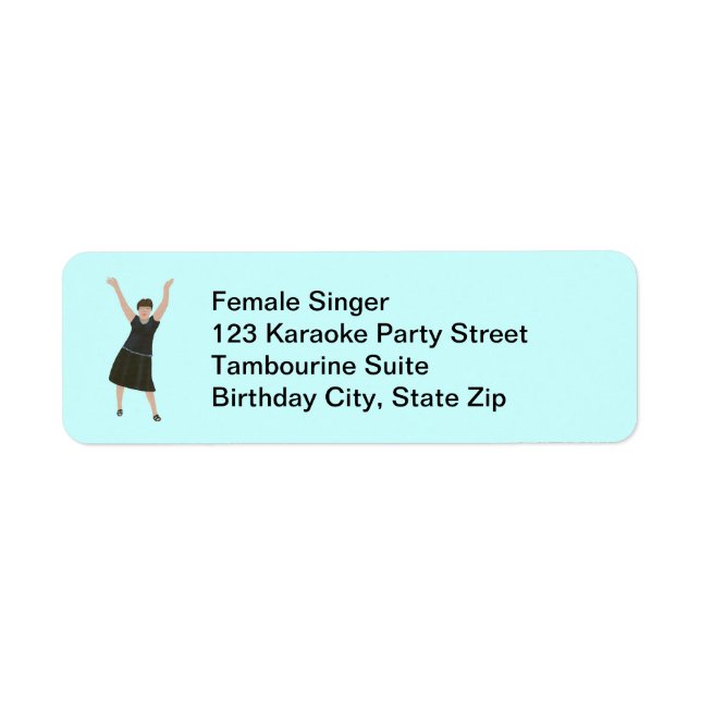 Karaoke-Sängerin (Vorne)