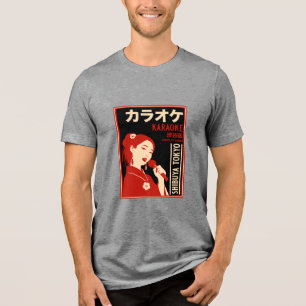 Karaoke Shibuya Tokyo Tri-Blend Shirt