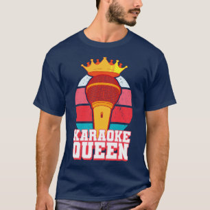 Karaoke Singers Microphone Retro 1 T-Shirt
