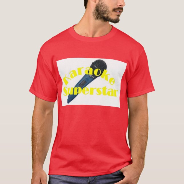 Karaoke-Superstar T-Shirt (Vorderseite)