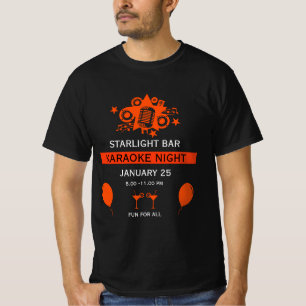 Karaoke Werbeaktion Wall T-Shirt