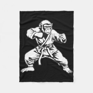 Karate-Affe Taekwondo Kickboxen Mma Judo Affe Fleecedecke
