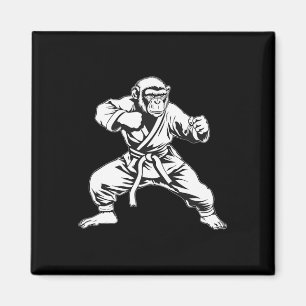 Karate-Affe Taekwondo Kickboxen Mma Judo Affe Magnet